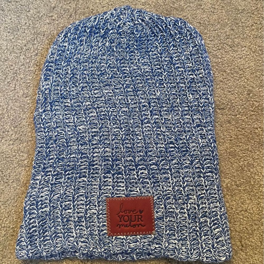 Love Your Melon Blue Beanie Winter Hat